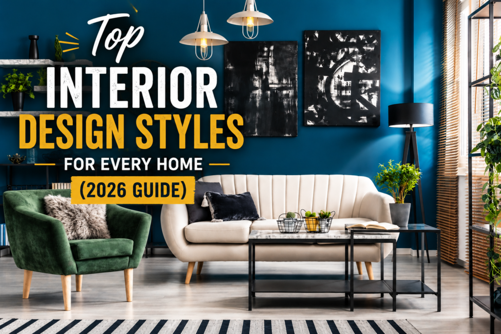 Top Interior Design Styles for Every Home (2026 Guide)